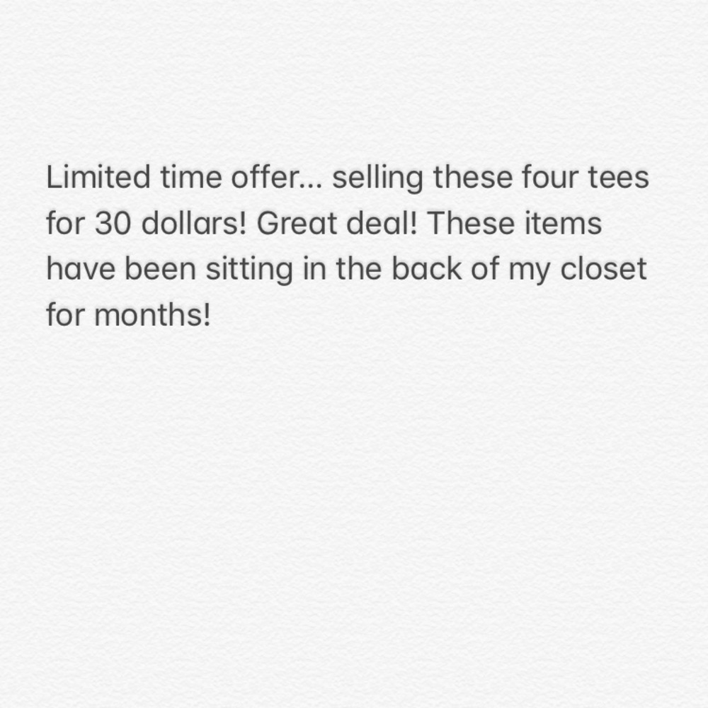 Bundle of tees, including Ralph Lauren!